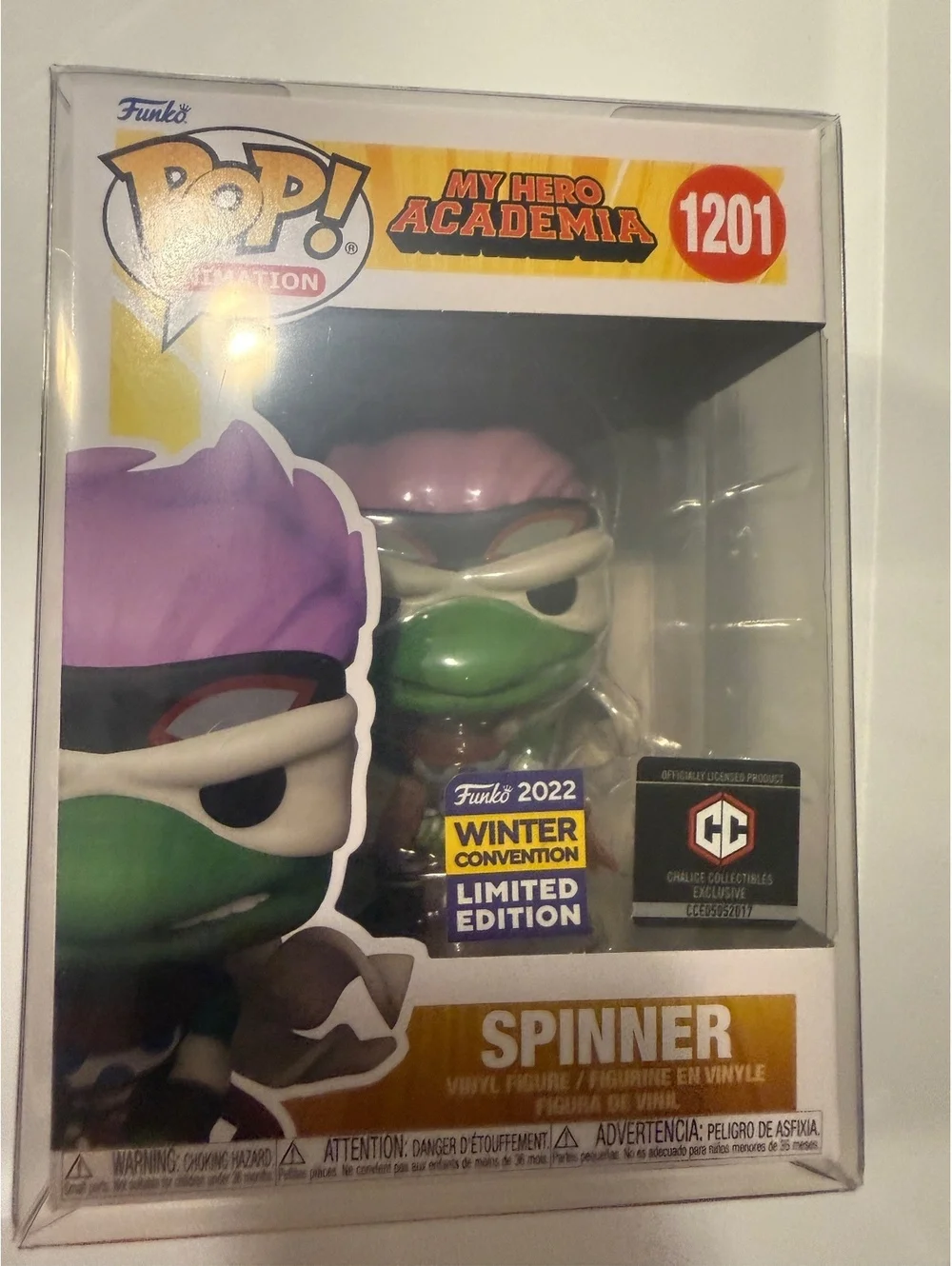 Funko Pop! Spinner #1201 Winter Convention Chalice Exclusive MHA New